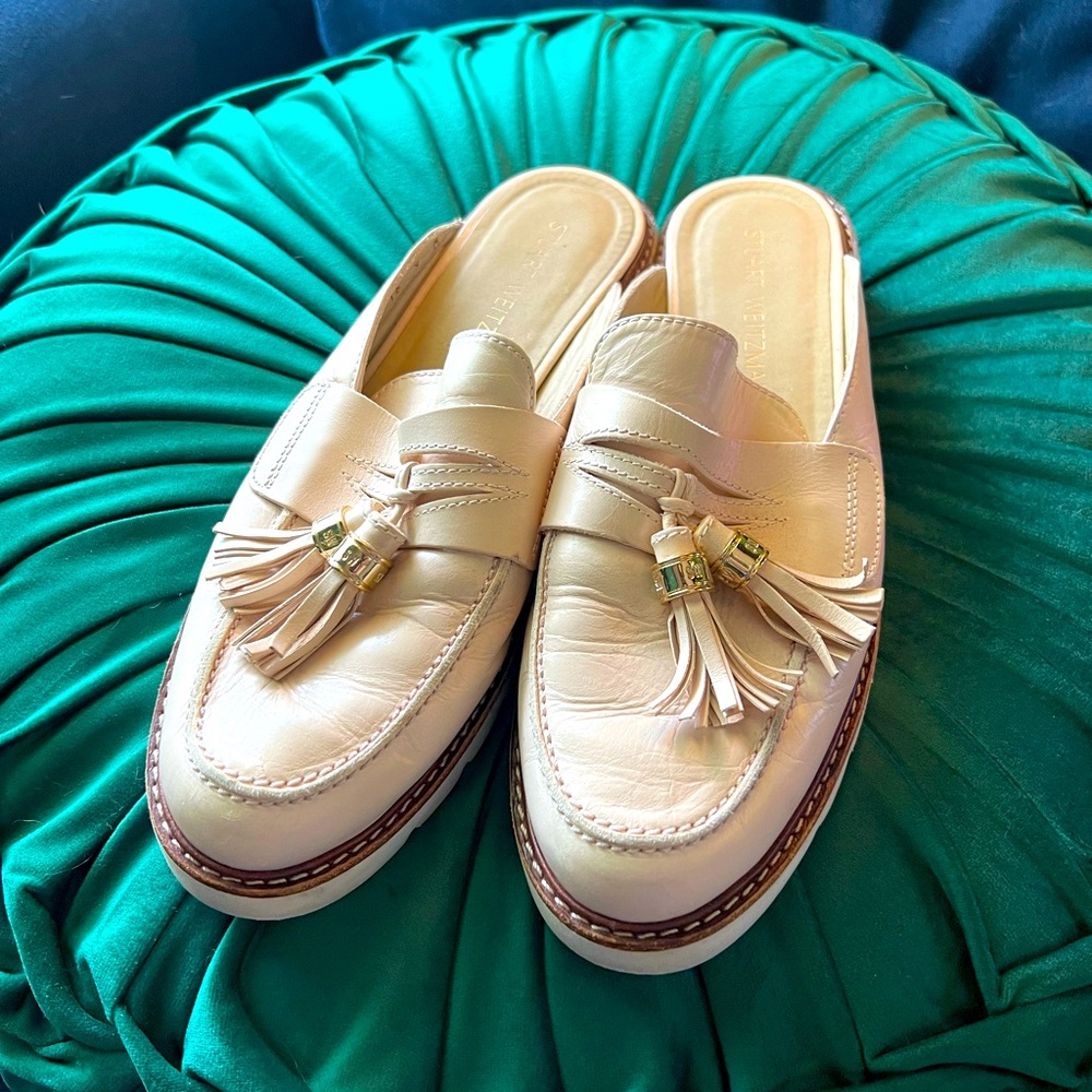 Stuart Weitzman mule slides